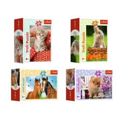Μίνι παζλ 54 κομματιών με μικρά ζώα
