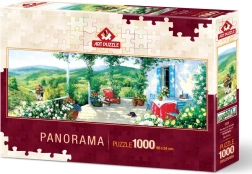 Πανοραμικό παζλ Art Puzzle «Host na verandě», 1000 κομμάτια