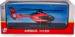 Ελικόπτερο διάσωσης πυροσβεστικής Airbus EC135 1:100 μεταλλικό μοντέλο