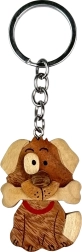 Ξύλινο μπρελόκ Σκύλος με κόκαλο από την 2Kids Toys