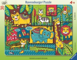 Παζλ Ravensburger Ζωάκια στη ζούγκλα 30 κομμάτια