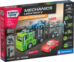 Clementoni Science & Play μηχανικό εργαστήριο – νταλίκα μεταφοράς αυτοκινήτων 10 σε 1