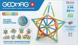 Geomag Supercolor μαγνητικό σετ κατασκευών 93 κομμάτια από ανακυκλωμένο πλαστικό