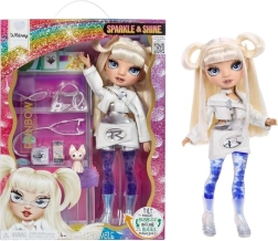 Rainbow High Sparkle & Shine white – συλλεκτική fashion κούκλα με εφέ λάμψης
