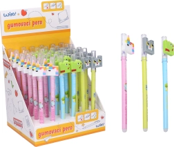 Γόμα-στυλό με ζωάκια 0,5 mm