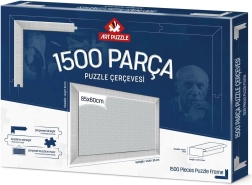 Κορνίζα για παζλ 85x60 cm λευκή