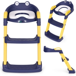 Παιδικό κάθισμα τουαλέτας με σκαλάκι μπλε ECOTOYS