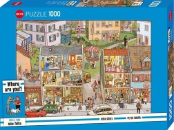 Παζλ HEYE Seek & Find: Αστικά σπίτια 1000 κομματιών
