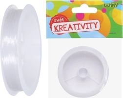 Διαφανής πετονιά για χάντρες 0,6 mm, 14 m