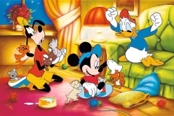 Παζλ Trefl Disney: Mickey Mouse και φίλοι 600 κομμάτια