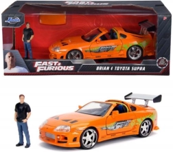Fast & Furious Toyota Supra 1995 1:24 με φιγούρα Brian O’Conner