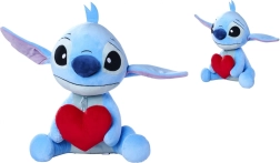Λούτρινος Stitch με καρδιά 50 cm