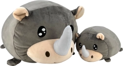 Magic Baby ρινόκερος – μαμά και μωρό, λούτρινο σετ 20 και 40 cm