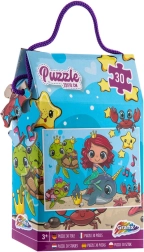 Παζλ γοργόνα 30 κομμάτια 29 × 18 cm