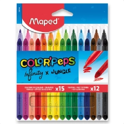 Ξυλομπογιές Maped Color'Peps Infinity και Μαρκαδόροι Color'Peps Jungle