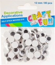 Κινούμενα αυτοκόλλητα μάτια 80 τεμ.