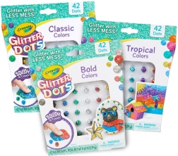 Crayola Glitter Dots συμπληρωματικό σετ – γκλίτερ μπαλάκια για δημιουργικές κατασκευές