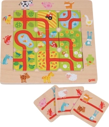 Goki επιτραπέζιο παιχνίδι Βρες τον δρόμο στη φάρμα