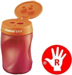 Εργονομική ξύστρα για δεξιόχειρες STABILO EASYsharpener πορτοκαλί