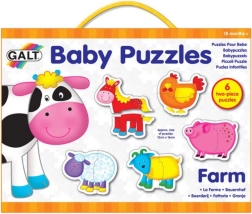 GALT baby puzzle φάρμα με 6×2 κομμάτια