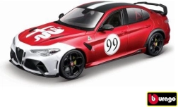 Μεταλλικό μοντέλο αυτοκινήτου 1:18 BBURAGO Alfa Romeo Giulia GTAm κόκκινο