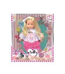Κούκλα Bambolina Molly με 3 τραγουδάκια, 40 cm
