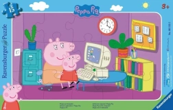 παζλ 15 κομματιών σε κορνίζα Peppa Pig