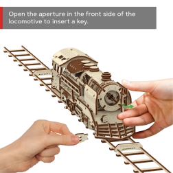Ξύλινο 3D παζλ WOODEN CITY Express με ράγες