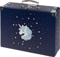 BAAGL πτυσσόμενη σχολική βαλιτσούλα Unicorn Gold