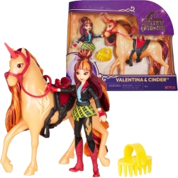 Unicorn Academy Valentina και Cinder – φιγούρα κοριτσιού και μονόκερου με αξεσουάρ