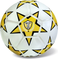 Μπάλα Soccer Club κίτρινη 23 cm από καουτσούκ