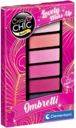 Clementoni Crazy Chic Pink Power παλέτα σκιών ματιών