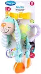 Playgro γουργουριστό σκυλάκι παστέλ – κρεμαστό παιχνίδι για καρότσι και κάθισμα αυτοκινήτου