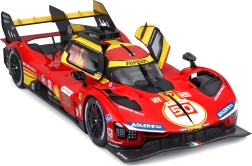 Μεταλλικό μοντέλο Bburago 1:18 Ferrari 499P αρ. 50 – νικητής 24H Le Mans 2024