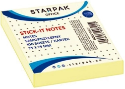 Αυτοκόλλητα χαρτάκια Stick-it κίτρινα 7,5 cm