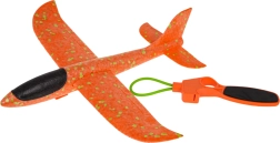 Αφρώδες αεροπλανάκι με χειροκίνητη σφεντόνα εκτόξευσης – Πορτοκαλί
