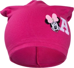 Φθινοπωρινό παιδικό σκουφάκι New Baby Minnie ροζ