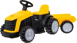 Παιδικό τρακτέρ (ride-on) με ρυμουλκούμενο – κίτρινο