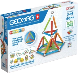 Μαγνητικό κατασκευαστικό σετ supercolor re 60 τεμαχίων geomag