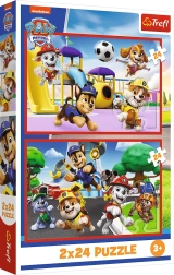 Παζλ 2×24 «Ημέρα διασκέδασης των κουταβιών» – PAW PATROL από την Trefl