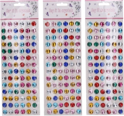 Αυτοκόλλητα με στρασάκια – μίξη