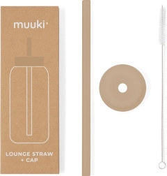 Muuki Lounge καλαμάκι και καπάκι για milk coffee