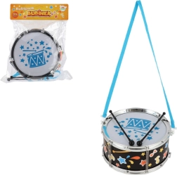 Πλαστικό τυμπανάκι με λουράκι και μπαγκέτες 23 × 10 εκ.