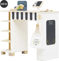 Le Toy Van πάγκος πώλησης με ταμειακή μηχανή και αξεσουάρ