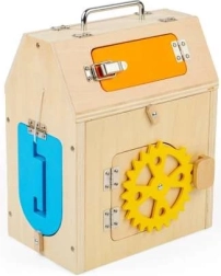 Bigjigs Toys Πίνακας δραστηριοτήτων Σπιτάκι για παιδιά