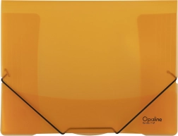Φάκελος με λάστιχο opaline πορτοκαλί A4