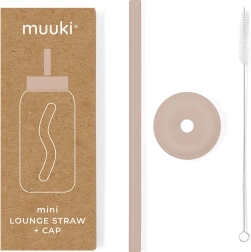 Καλαμάκι και καπάκι Desert Rose από τη MUUKI Lounge