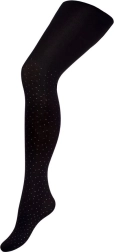 Παιδικό καλσόν από μικροΐνες New Baby μαύρο 140-146