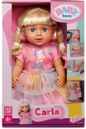 BABY born κούκλα Carla με αξεσουάρ κομμωτικής, 43 cm