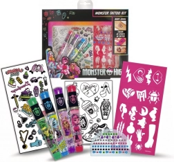 Monster High σετ τατουάζ με γκλίτερ τζελ και αυτοκόλλητα